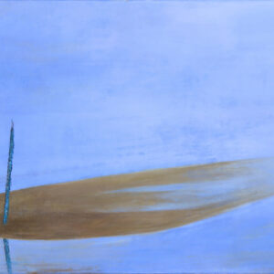 Arne Boysen, Strand. 2023, Acryl auf Leinwand, 60×80 cm