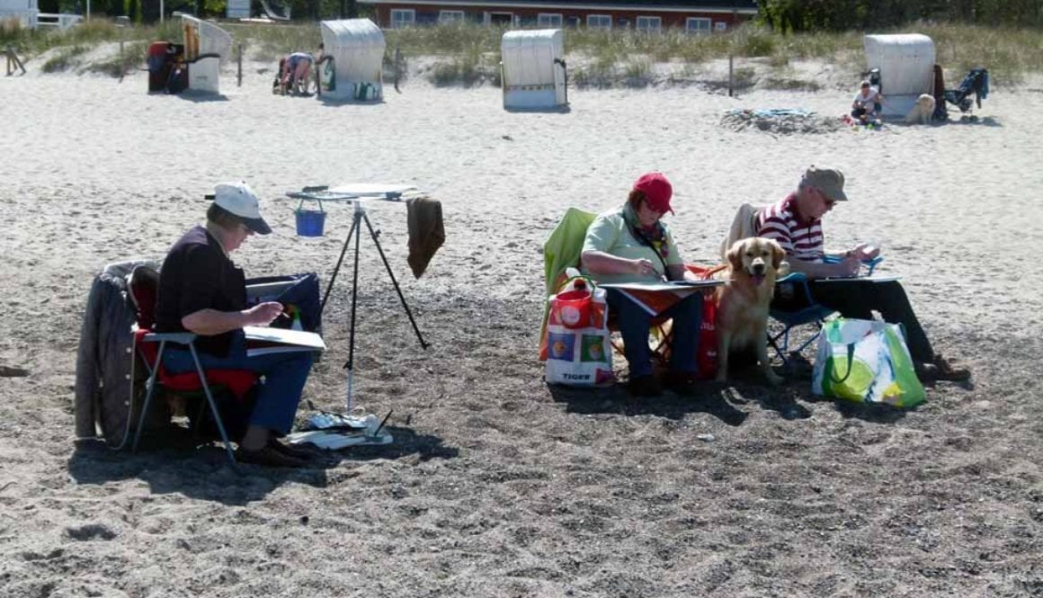 Malen-am-Strand-von-Kühlungsborn-c-FRank-Koebsch-1